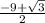 \frac{-9+ \sqrt{3} }{2}