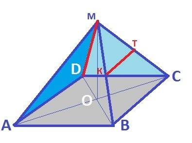Mabcd - пирамида, k - середина мв, т - середина мс. прямые кт и мд являются: а) пересекающиеся б) па