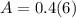 A=0.4(6)