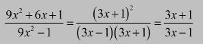 Сократите дробь 9x^2+6x+1/9x^2-1 а) 3x-1/3x+1; б)3x+1/3x-1; в)3x+1; г)3x-1.