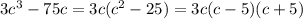 3c^3-75c=3c(c^2-25)=3c(c-5)(c+5)