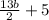 \frac{13b}{2} +5