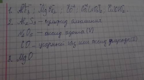 Вариант 5 1. расставить степени окисления у атомов для следующих веществ: aif3,mgbr2, сo, ca(no3), c