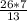 \frac{26*7}{13}