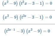 Решить уравнения: (sqrt x-1-3)(x^2-9)=0