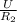 \frac{U}{R_2}