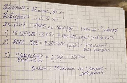 По итогам работы за год коммерческая фирма получила 16 млн. рублей прибыли. правление фирмы решило в