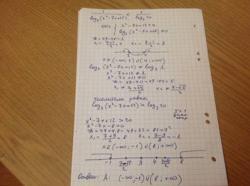 Решите неравенство: варианты ответов: a) (-∞; -1)u(8; +∞) b) [1; +∞) c) (-3; 8) d) (-2; -1]u(8; +∞)