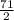 \frac{71}{2}