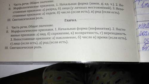 Как делать морфологический разбор глагола? объясните , как определить совершенный вид? и т. д? ?