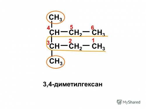 Составить 2 гамолога и 7 изомеров, назвать в-ва: 2,3 - диметилгексан