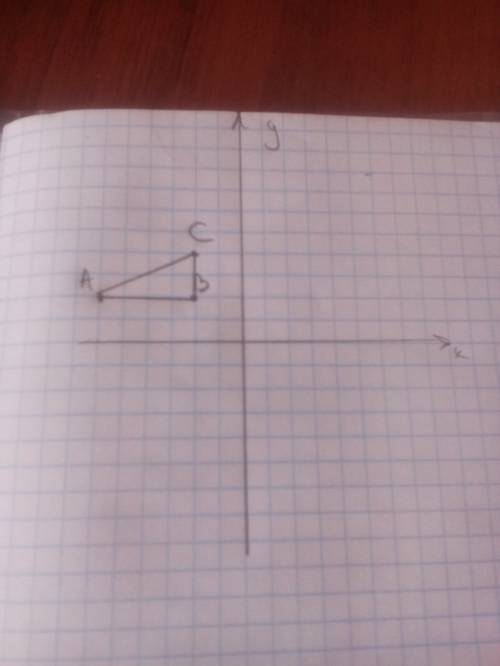 На координатной плоскости постройте: а) треугольник abc по его вершин: a (-6; 2), b (-2; 2) и c (-2;