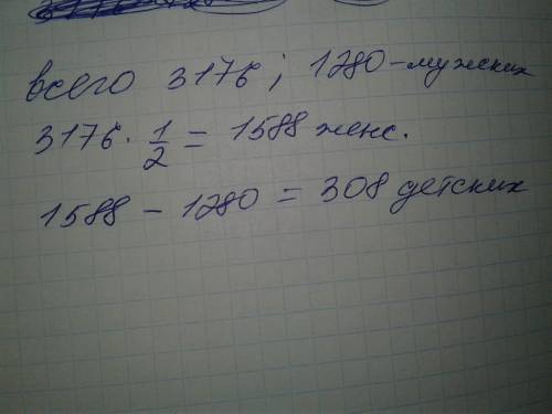 Решите уравнением; обувная фабрика выпустила 3176 пар обуви, 1/2 обуви это женские туфли, мужской об