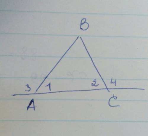 Втреугольнике abc внешние углы при вершинах a и c равны. докажите,что треугольник abc равнобедренный