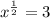 x^{\frac{1}{2}}=3