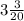 3 \frac{3}{20}