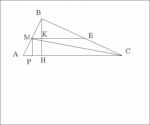 Высота треугольника, равная 10 см делит основание на отрезки 4 см и 10 см. найдите длину медианы, пр