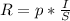 R=p* \frac{I}{S}