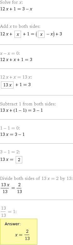 1)2x+1=3-x; 2)x-4=2-3x; 3)2x+5=5-x; 4)x/3+x+2/5=x-4/2;