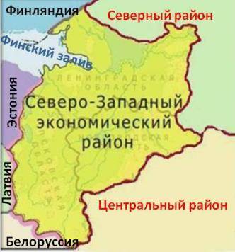 Вчем особенность положения северо-западного района