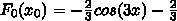 F(x)= 2 sin 3x найти: а) множество всех первообразных; б) первообразную, график которой проходит чер