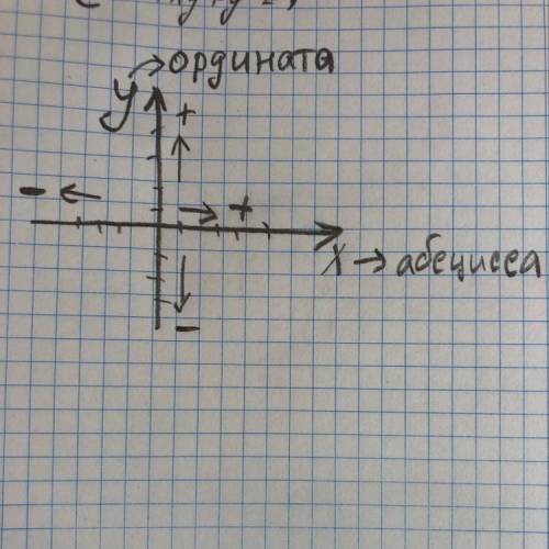 Объяснение оси координат 6 класс