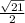 \frac{ \sqrt{21} }{2}