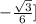 -\frac{\sqrt{3}}{6 }]