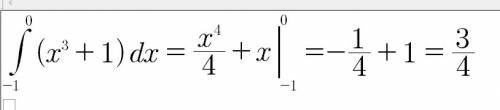 Вычислите площадь фигуры (s),ограниченной линиями y=x3+1,y=0,x=0