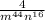 \frac{4}{m^{44}n^{16} }