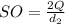 SO= \frac{2Q}{d_2}