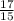 \frac{17}{15}