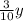 \frac{3}{10}y