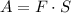 A=F \cdot S