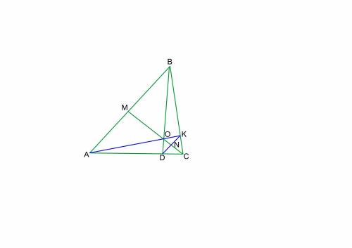 Много , с вас хорошее! и ясное мне решение. в треугольнике abc медиана cm пересекает высоту bd в точ