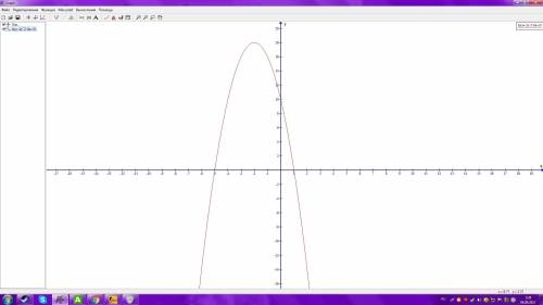 Решите ! постройте график функции: y= -2x^ -8x + 10 укажите промежуток : -функция возрастает -функци