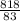 \frac{818}{83}