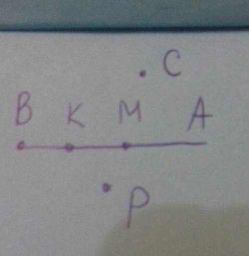 Начертите луч ва отметь любые точки к и м на луче и точки с и р вне луча .как это сделать