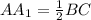 AA_1= \frac{1}{2}BC