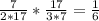 \frac{7}{2*17}* \frac{17}{3*7}= \frac{1}{6}