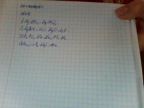 Уравнение реакции 1 элемент + 2 элемент = mg(no3)2 1 элемент + 2 элемент = mgcl+h2o 1 элемент + 2 эл