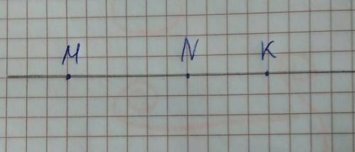 Точки m,n,k лежат на прямой a. mn = 21 см , nk = 28 см , mk = 0.7 см. лежит ли точка k на отрезке mn