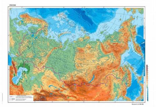 Определите наибольшую протяжённость территории россии с севера на юг и с запада на восток в километр