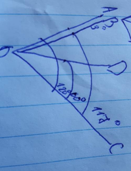 Решить. угол aoc=120°,cod-биссектриса,угол aoc,угол aob=3°,угол boc,aob,угол boc-?