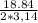 \frac{18.84}{2*3,14}