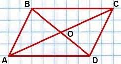Дан параллелограмм abcd. его диагонали пересекаются в точке o. известно, что bo=4см; a0=5 см. чему р