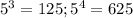 5^3=125; 5^4=625