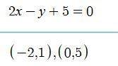 На координат ной плоскости постройте график уравнения 2х-у+5=0