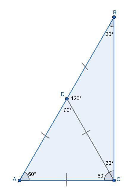 Вкакой треугольник надо взять, чтобы после проведения в нем одного отрезка получить все известные ви