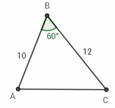 Снадо все по порядку вместе с рисунком! в треугольнике abc: ab=10см,bc=12см,угол b=60° найти: sin уг
